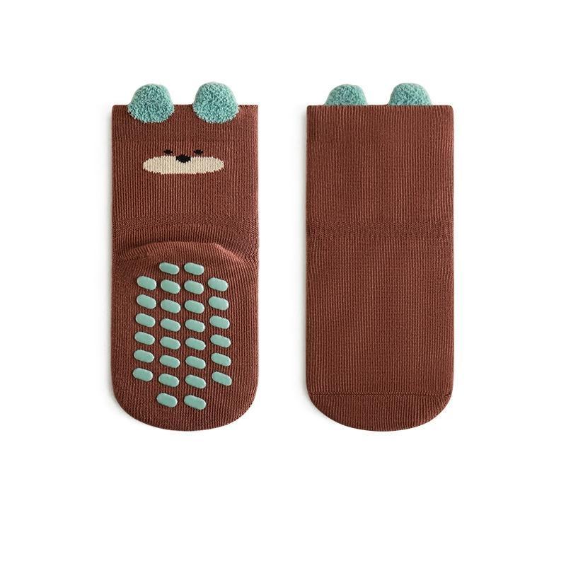 Baby Toddler Boy Girl Socks Children's Floor Home Socks Anti Slip Casual Cute Kids Socks For Girls Boys Autumn Winter 0-5Years