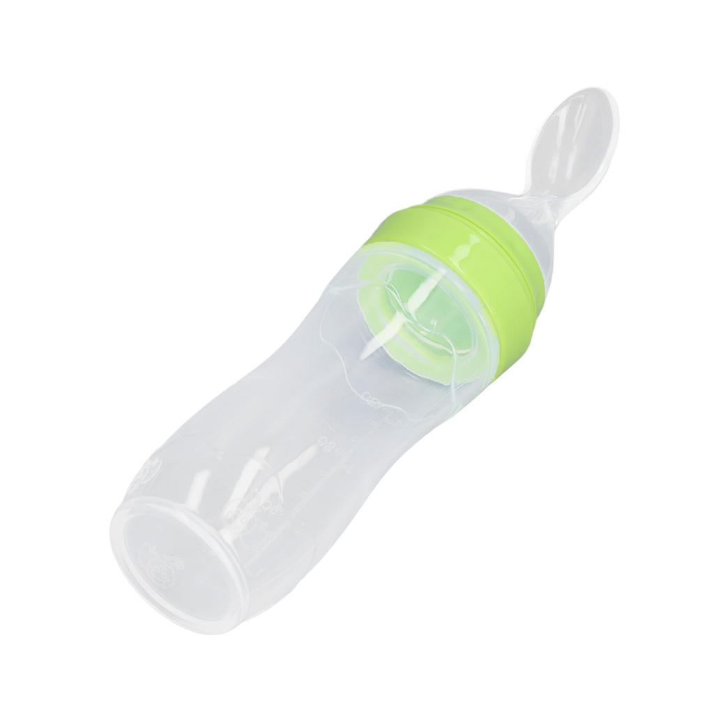 Baby Squeeze Spoons Small Portable Lightweight Food Grade Material Baby Food Dispensing Spoon for