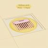 Universal Bathroom Anti-odor Floor Drain Anti-backflow with Comb Bath Shower Floor Strainer Trap One-Way Drain
