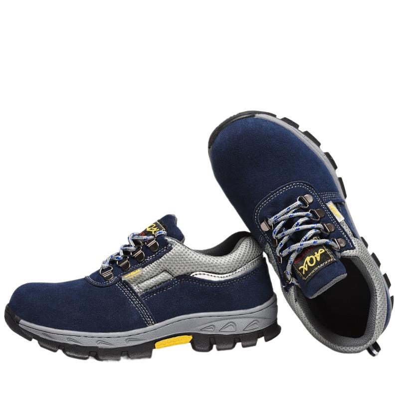 Labor Insurance Shoes Men's Anti-smashing and Anti-piercing Wear-resistant and Non-slip Fashion Safety Protective Shoes