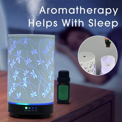 Air Humidifier Essential Oil Diffuser 100ML Ultrasonic Cool Mist Maker Fogger Humidifier LED Lamp Bedroom Aroma Diffuser