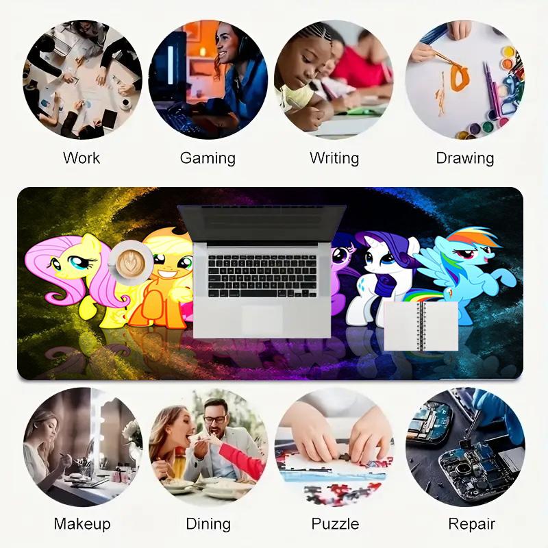 Rainbow Friends Xl Gaming Mouse Pad Nonslip Rubber Base Stitched Edge Waterproof Desk Mat For Pc Laptop Gamer Office Computer Accessories C929135