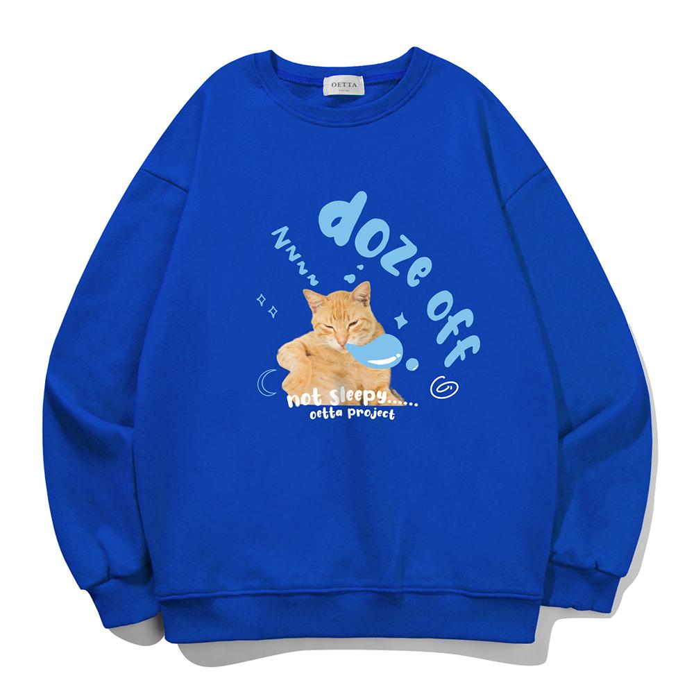 Толстовка Yda Nap Cat Синяя 2Xl