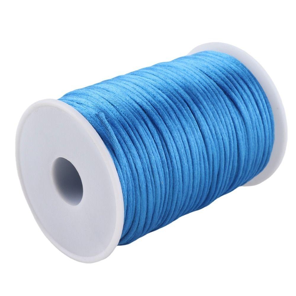 1pcs 2.5 mm Diameter Nylon Satin Cord 109 Yards Length Beading String Macrame Bracelets