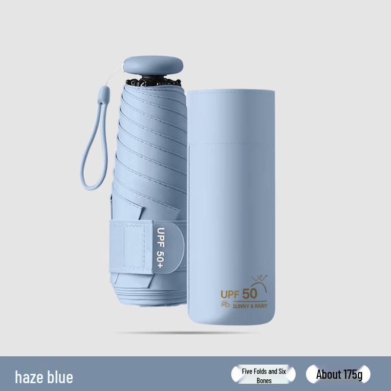 MAYDU Ultra-Light UV Protection 5-Fold Capsule Umbrella