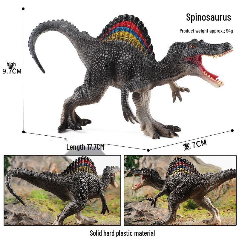Children s Dinosaur Cognitive Simulation Set: Tyrannosaurus, Triceratops, Ankylosaurus, Stegosaurus Models
