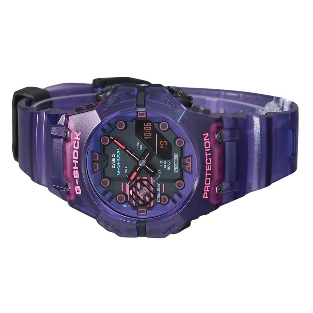 Casio G-Shock Cyberspace Analogique Numérique Smartphone Link Bluetooth Cadran Noir Quartz GA-B001CBRS-6A 200M Montre pour Homme