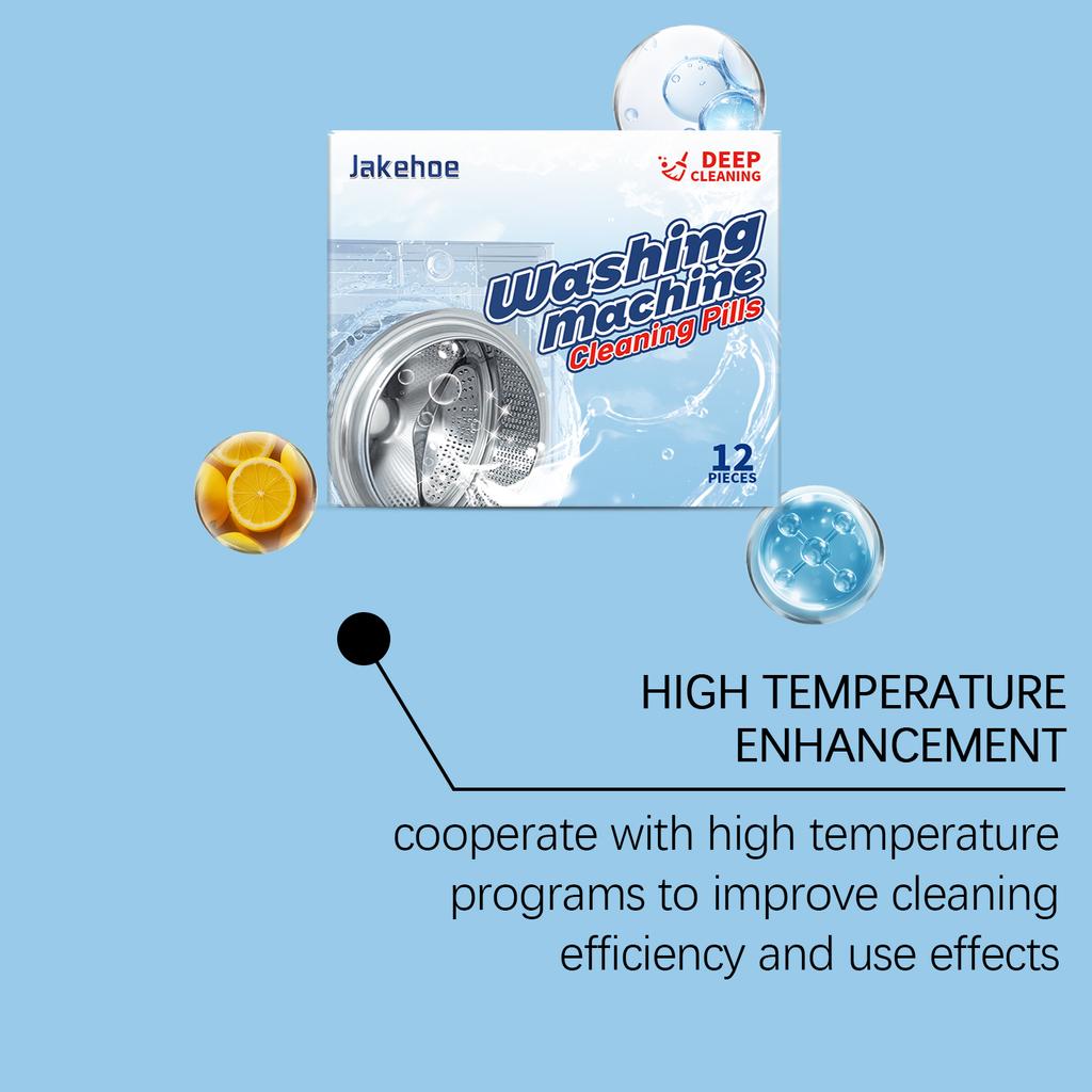 Washing Machine Cleaning Effervescent Tablets Deep Drum Tub Clean Remove Dirt Limescale Eliminate Odors Home Laundry Clean Tools