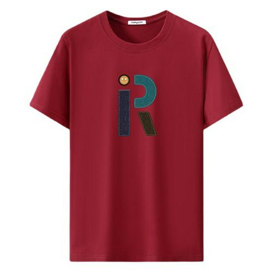 Men's Plus Size Korean Style Crew Neck Short Sleeve T-Shirt