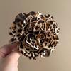 1Pcs Fashion Leopard Print Double-sided Flower Hair Claw For Women Hairpin Ladies Hairgrips Vacation Shark clip