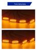 Universal LED Daytime Running Lights: Small Yellow Grille Lights for Pickup Trucks with 4 LED Beads