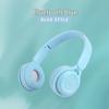 Macaron Wireless Bluetooth Over-Ear Headphones: Stereo, Long Battery, Universal, Perfect for Sports & Gaming.