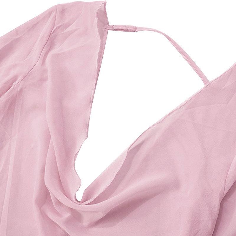 Frühjahr 2025 Damen Polyester V-Ausschnitt Bodycon Kleid: Schicker und sexy Stil für Society-Gäste