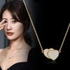Unique Magnetic Suction Double-Sided Love Necklace Female Niche Design Sense Temperament Fashion Personality Neck Chain Collarbone Chain Female