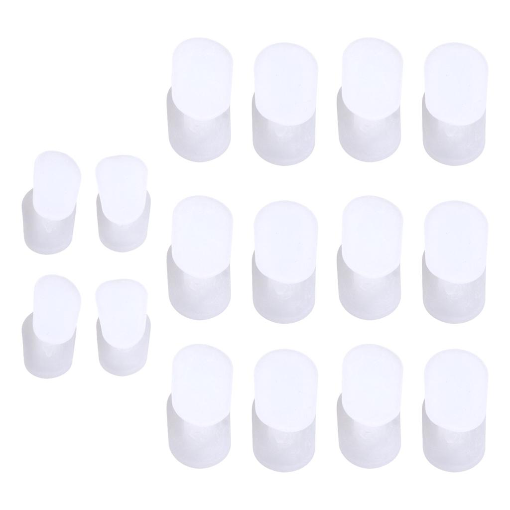 8pairs box Silicone Toe Separator Pain Relief Hallux Valgus Corrector Overlapping Toes Separator