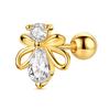 925 Silber Sexy Hängende Ohrringe Schmetterling Schleife Herz Blume Muschel Perle Edelstein Bling Set für Damen Ohrstecker Geschenk Feiner Schmuck
