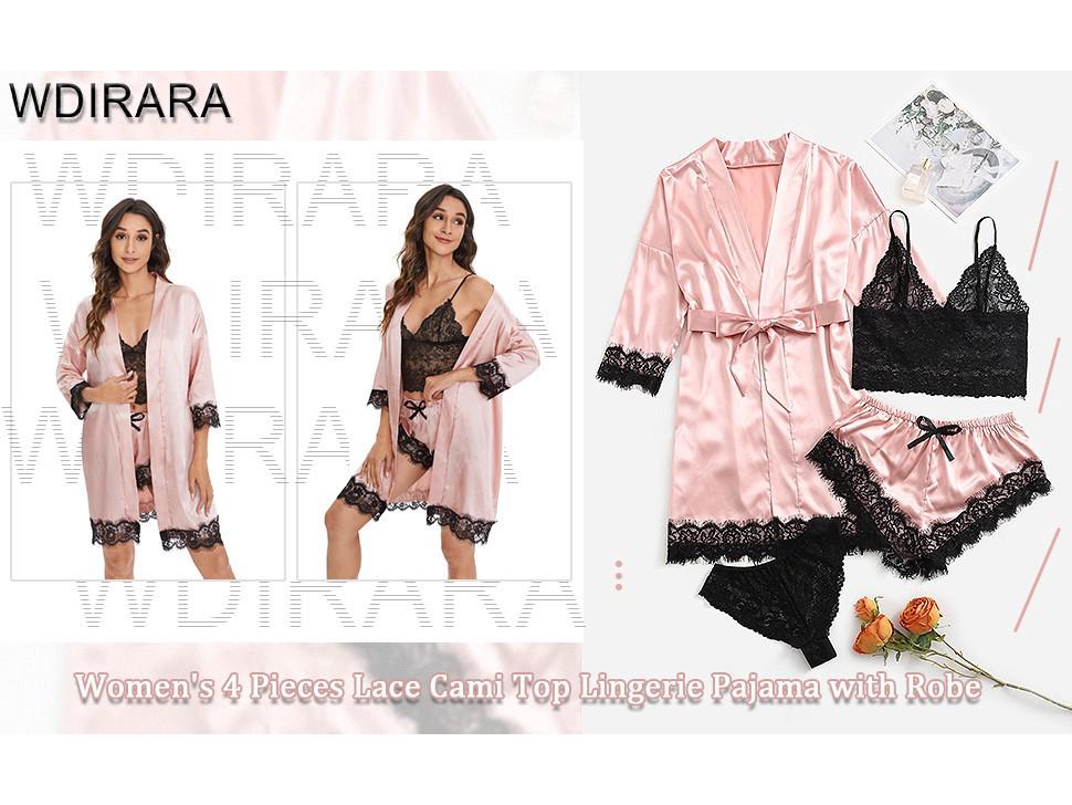 Women's Plus Size Sexy Lace Lingerie Set Pajamas