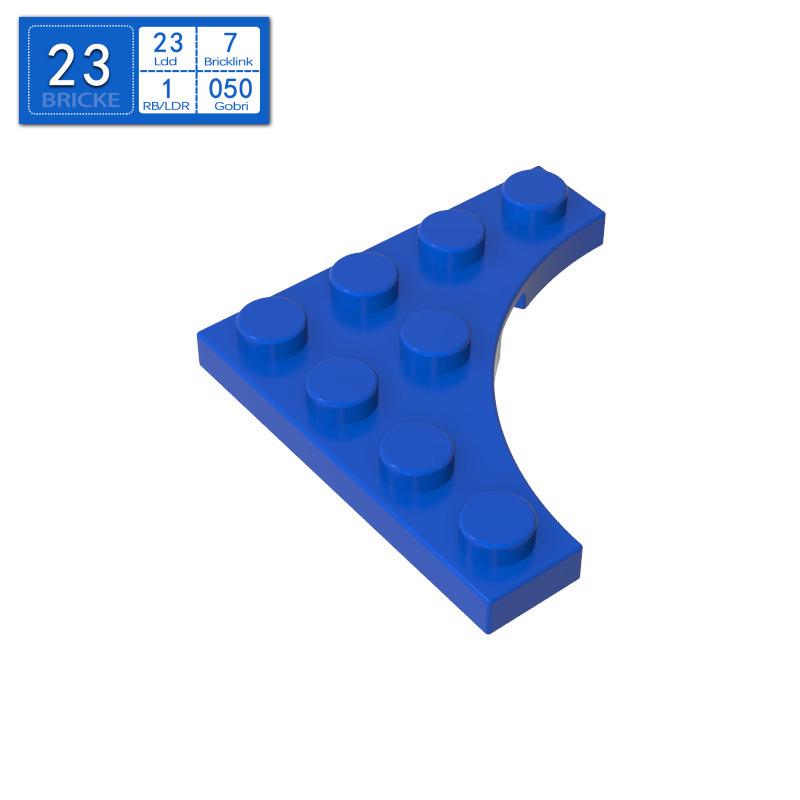 BRICKE 35044 4x4 Inner Arc Wedge Plate - Compatible with LEGO Parts Piece