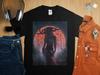 T-Shirt Horror Art Goth Girl Succubus Psychobilly Punk Gothic, maglietta magia nera, T-shirt strega nei boschi, T-shirt fiaba horror