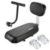 Child Bike Rear Seat Saddle With Armrest and Footrest Pedal Kid Bicycle back Seat Mat Including Backrest For Cycling Bike Part