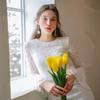 Light Wedding Dress Bridal Slim Fit Hepburn Banquet Gala Small Trailing Dress Wedding Party Elegant Dress