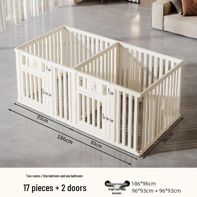 Little Tiger Tagor Minimalist Indoor Pet Fence: 75CM Isolation Barrier for Medium and Small Dogs