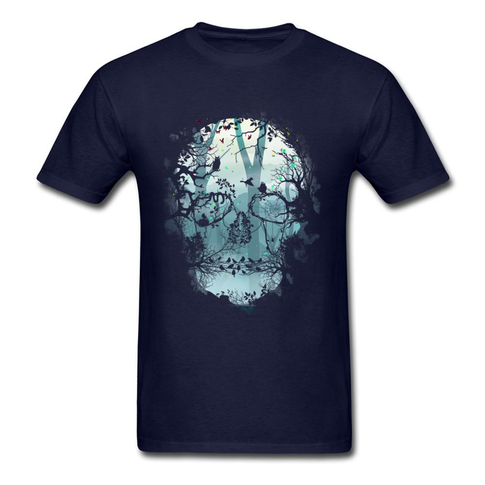 

Novelty Unisexs Tshirt Black Dark Forest Skull 3D T Shirt For Unisex Big Size Unisexs Skull Shadow TShirts Good Quality Cotton Teeshirt 4XL