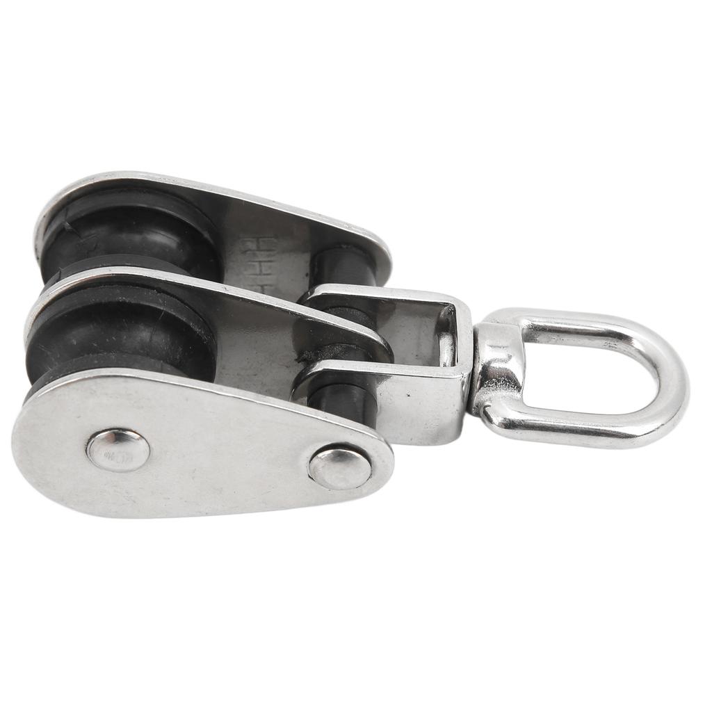 25mm 1in Marine Pulley Rotatable 304 Stainless Steel Waterproof Corrosion Resistant