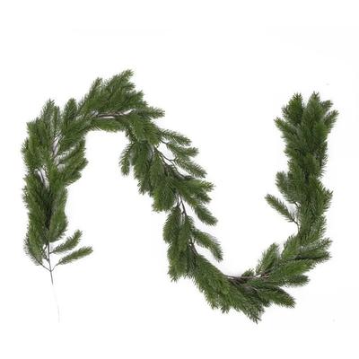 200 CM Length Christmas Pine Garlands Realistic Winter Greenery Pine Garland Artificial Plants Holiday Season Home Decorations