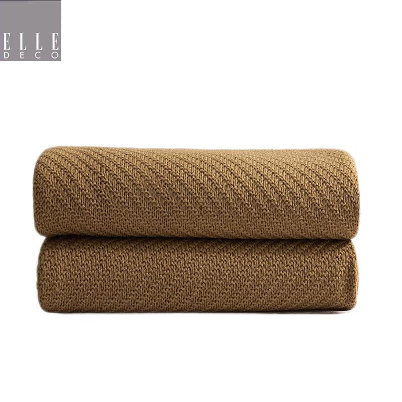 

ELLE Luxury Sofa Throw Blanket