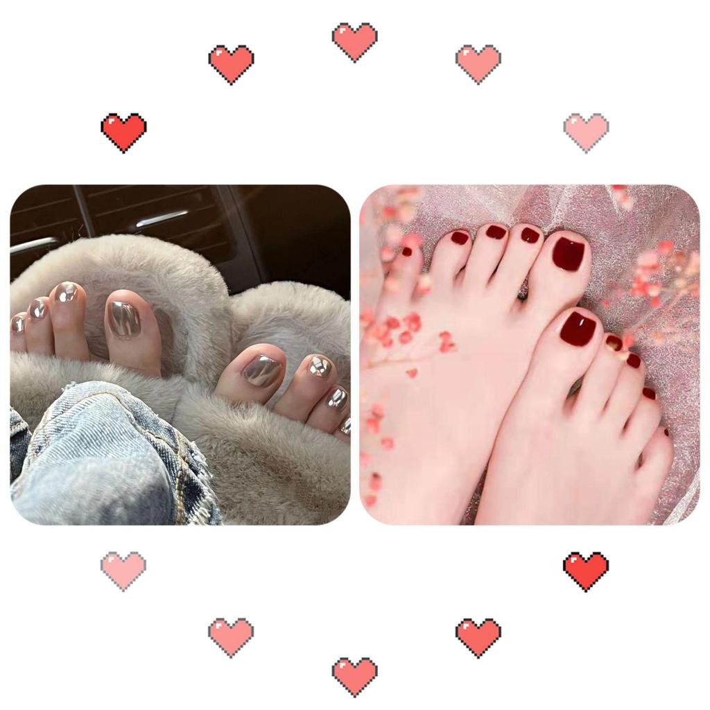 Mirror Finish Metallic Titanium Gold Quick-Dry Peelable Toenail Polish - Long-Lasting Aurora Effect