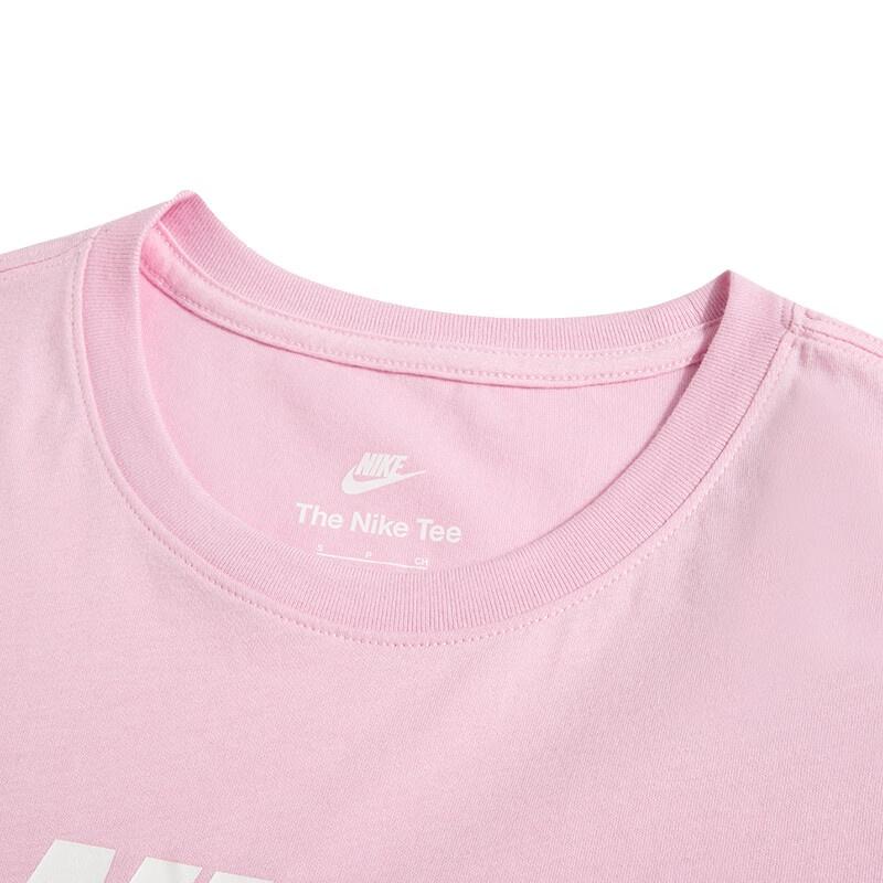 (WMNS) Nike Sportswear Essentials Logo T-Shirts 'Pink' Women's DX7907-691
