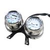 12V Vergaser-Stil Doppelköpfe Universell Motorrad Mechanischer Kilometerzähler Hohe Qualität Tachometer und Motordrehzahlmesser
