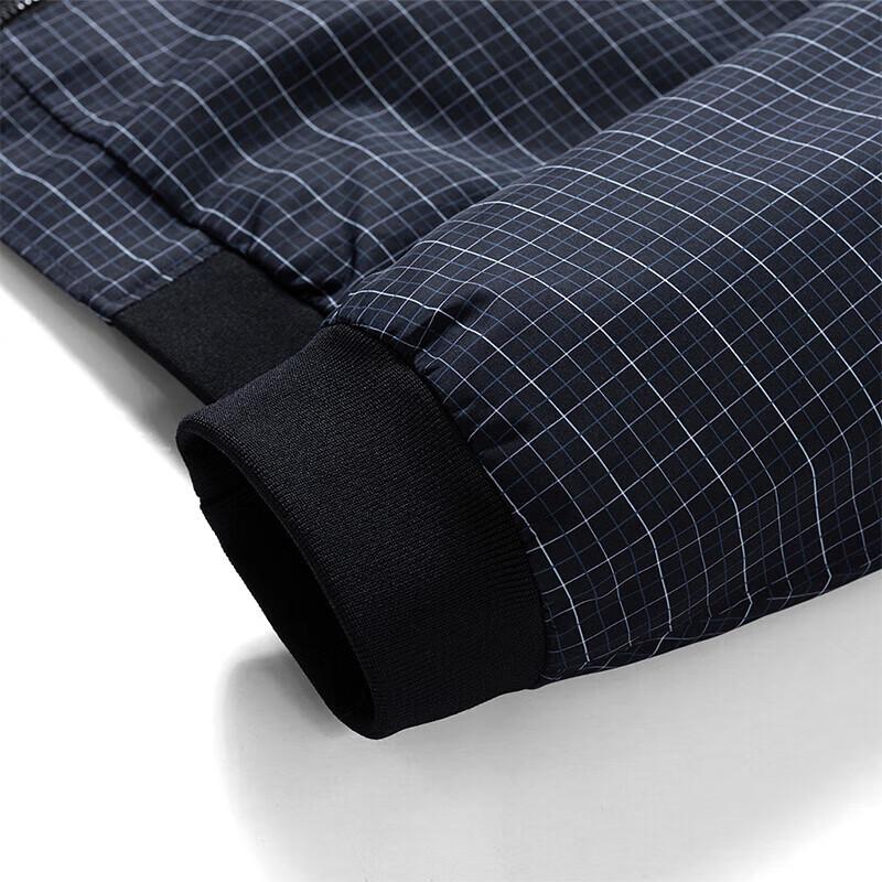 Qipilang Men's Business Casual Plaid Bomber Jacket