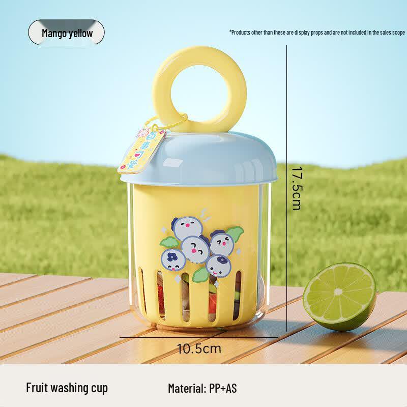 Portable Dopamine Fruit & Salad Cup with Fork