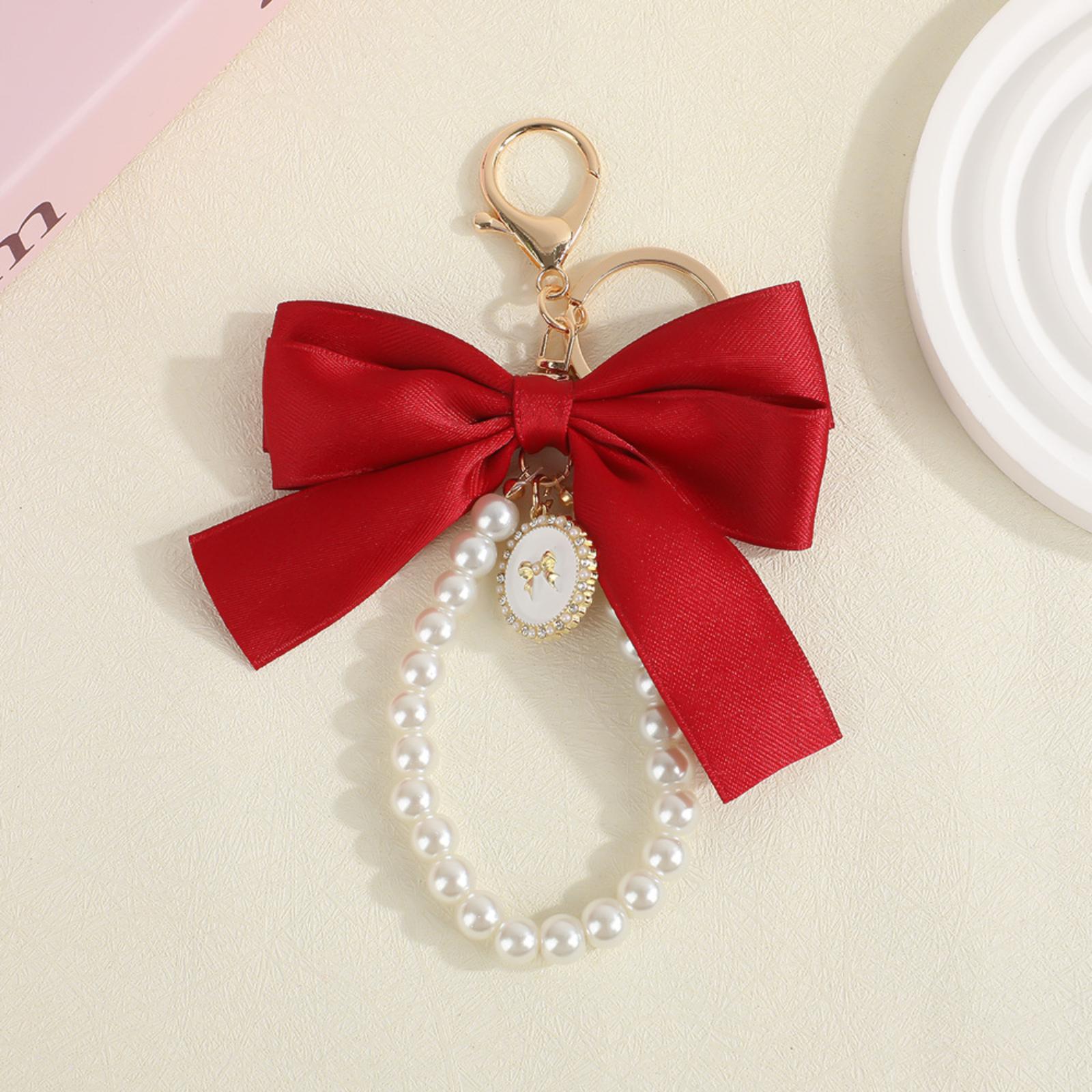 Pearl Keychain Pendant One Size