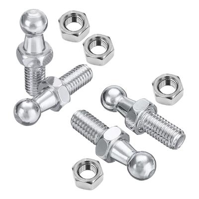 Universal Gas Spring Ball Head Mounting Bolt Gas Lift Support Strut Fitting Ball Stud with Hardware Nut