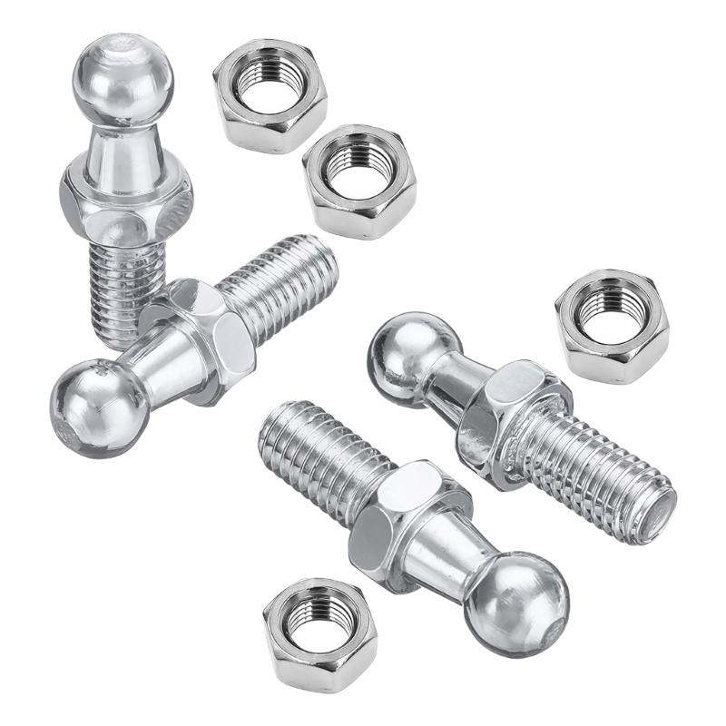 Universeller Gasfeder-Kugelkopf-Befestigungsbolzen Gasdruckfeder-Stützstrebe Fitting Kugelbolzen mit Befestigungsmutter