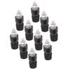 10pcs M8 Terminal Binding Post Iron Screw Inverter Terminal for Electronic InstrumentBlack