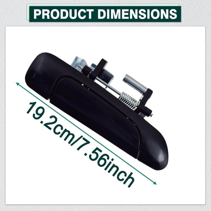 Black Exterior Door Handle Front Rear Left Right for Honda Fit City Jazz 2002-2008 Civic Sedan Coupe 2001-2005 72180-SEL-T01
