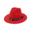 Fedoras Hat Winter Women Hats Men Felt Hat Belt Luxury Fashion Casual Wedding Decorate Men Women Jazz Cap Chapeau Femme Bonnet