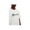 Moncler Letter Jacquard Crew Neck Loose Breathable Short Sleeve T-Shirt Men T-Shirts White K1-091-8C00011-89AJS-034