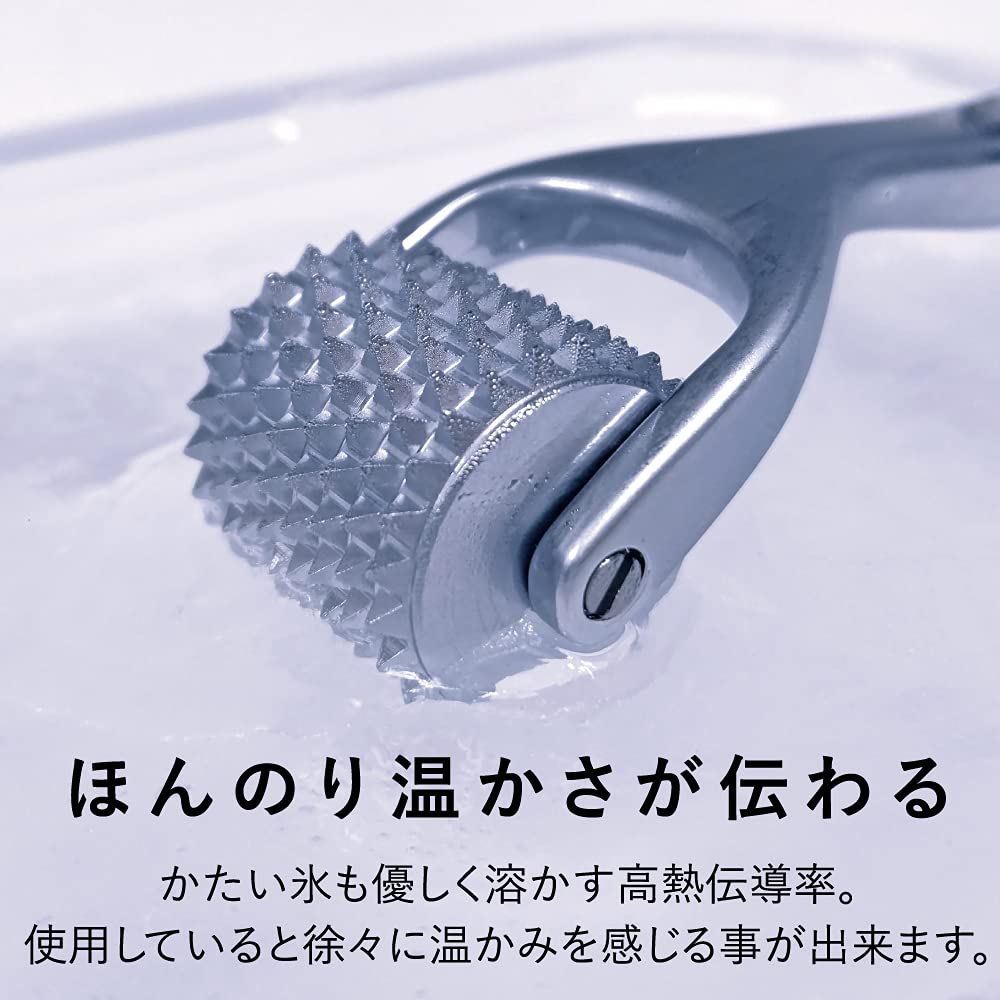 Alphax Massage Scalp Head Heat Conduction Scalp Silver Roller, Massage, Spa, Roller,