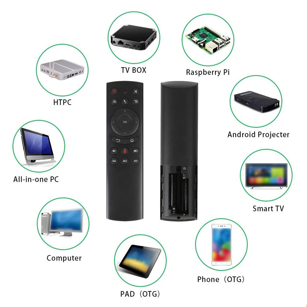 G20 Mini Keyboard 2.4G Technology Wireless Remote Control with Gyroscope Voice Search