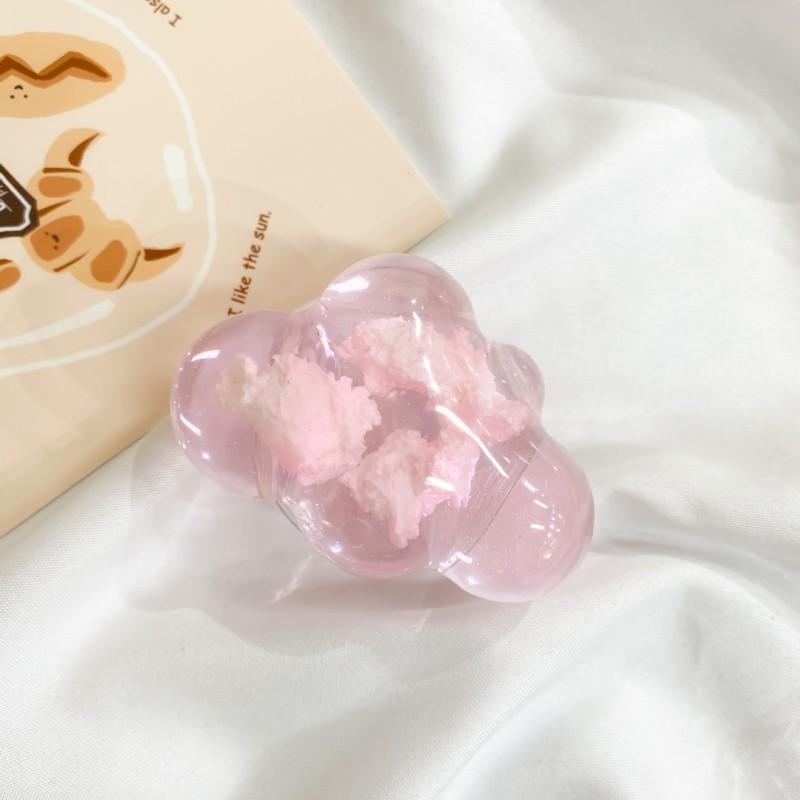Mobile Phone Airbag Holder Transparent Color Cloud Adhesive Retractable Folding Ring Buckle Portable Support