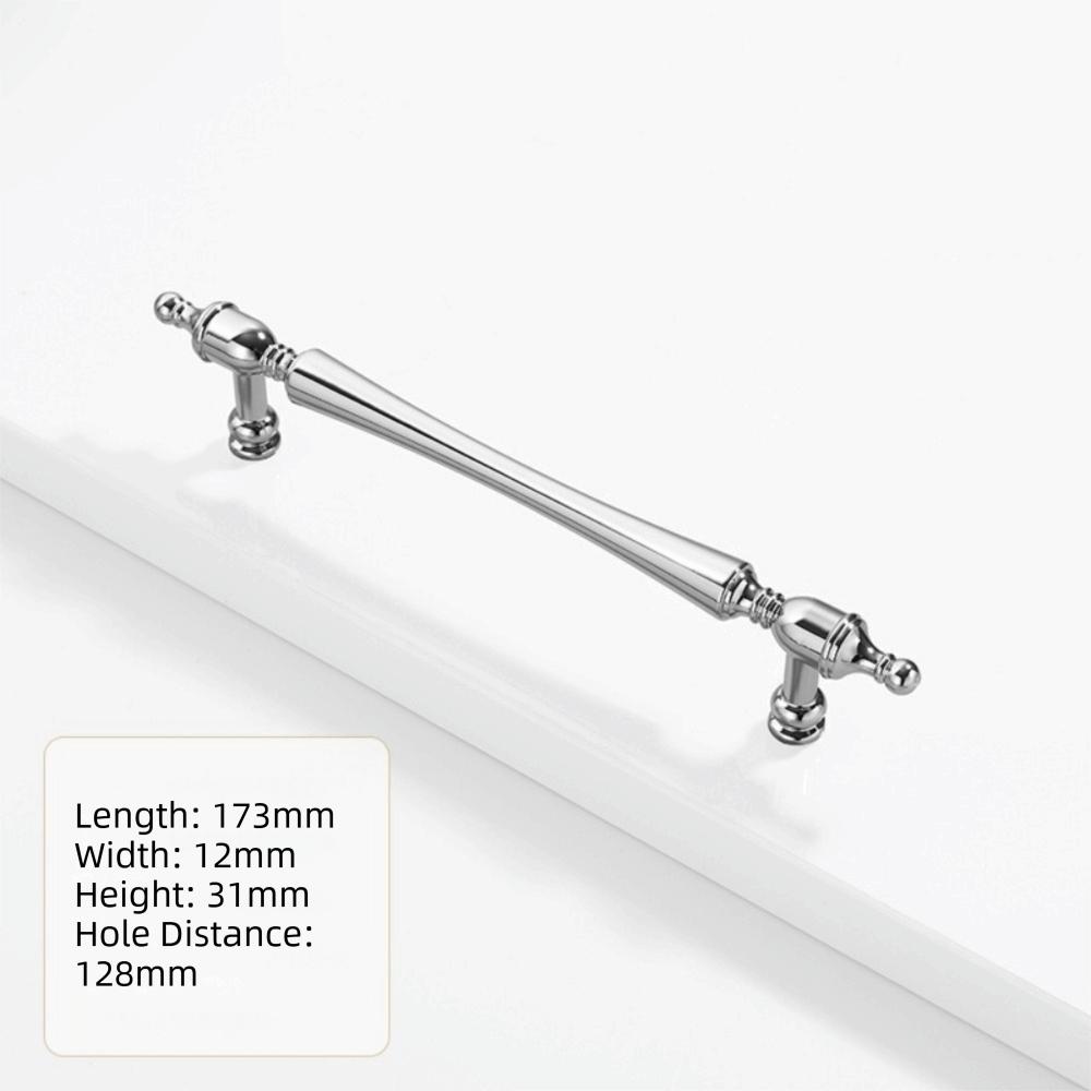 Luxury Zinc Alloy Cabinet Door Handle Long Handle Golden Finish Vintage Cabinet Pull Drawer Knob Wardrobe Door