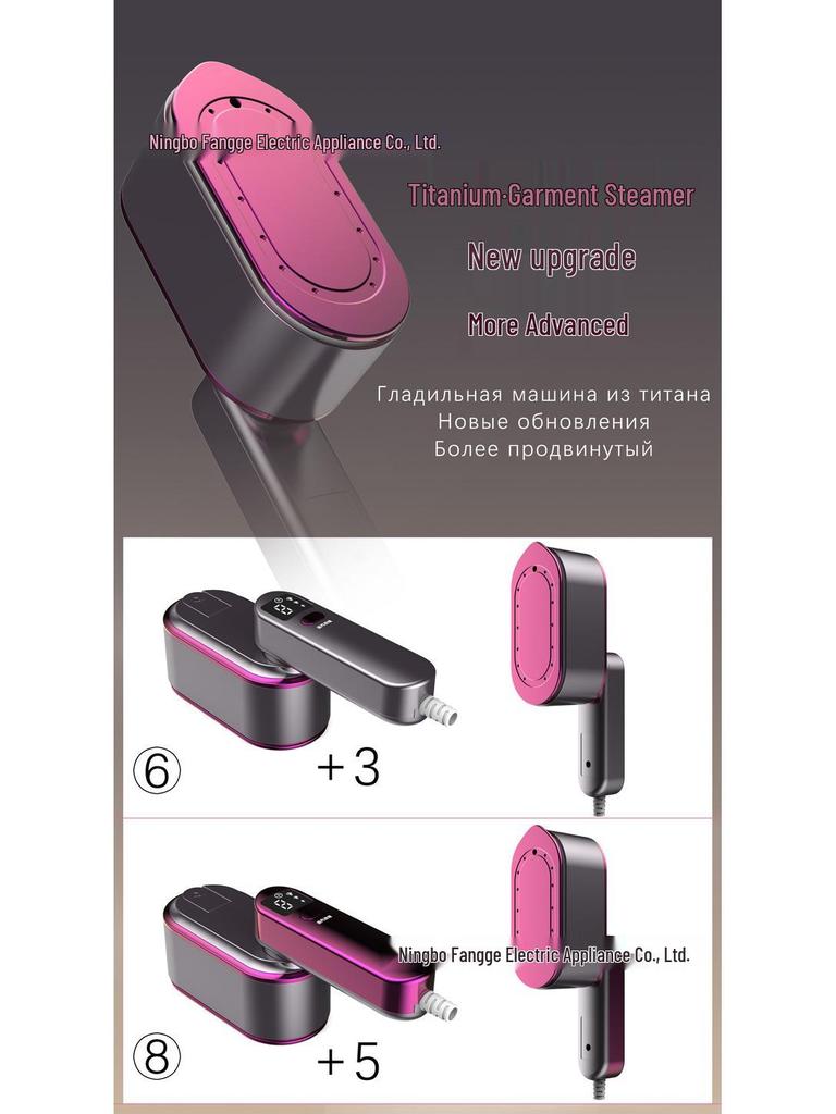 Wall-Mounted Handheld Garment Steamer: Mini Portable Electric Iron & Wrinkle Remover