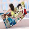 Horimiya Anime Strandtuch Bunte Handtücher für Mädchen Mikrofaser Schnelltrocknend Sandfrei Strand Yoga Spa Fitnessstudio Pool