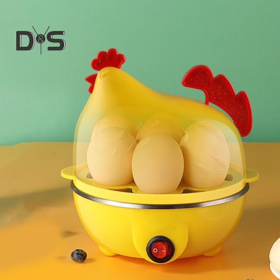 Elektrischer Eierkocher, Große Kapazität, Automatische Abschaltung, Sichere Verwendung, Hühnerform, Elektrischer Eierkocher, Multifunktionaler Eierpochierer