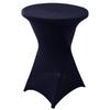 Cocktail Spandex Stretch Elastics Table Cover Square Corner Tablecloth Top Bars Table Cloth for Wedding Banquets